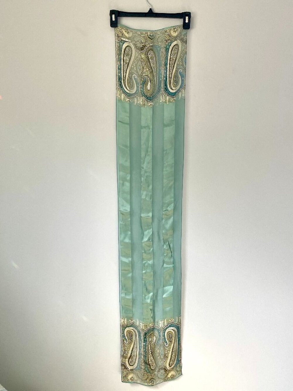 Vintage Echo Paisley Silk Scarf